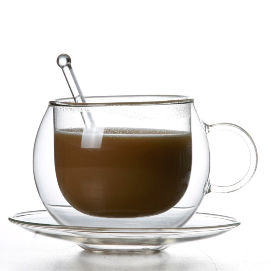 Double-Walled Glass Coffee Cup (150ml)